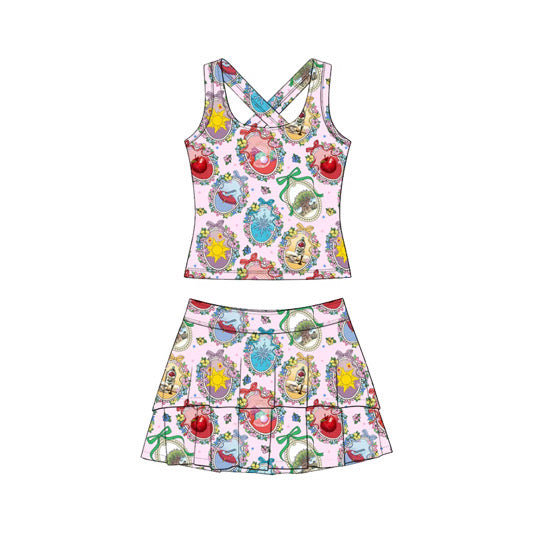 Pleated Skort Set - Preorder